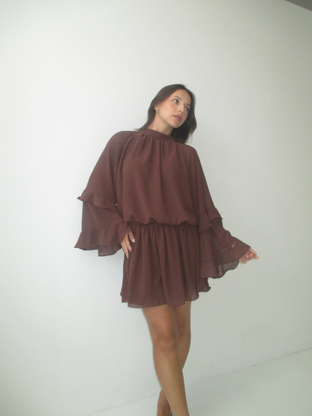 Vestido Siena Marrom