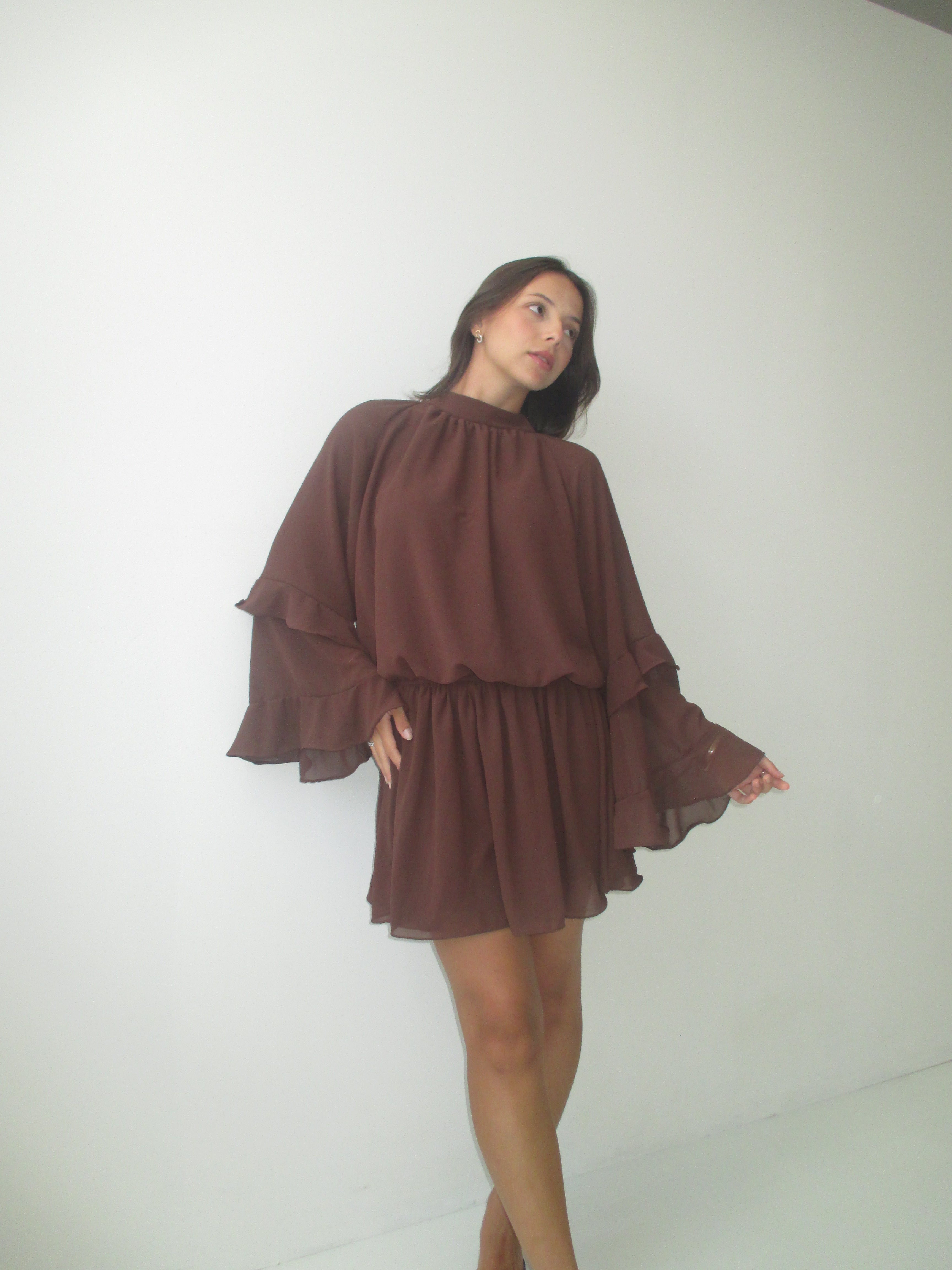 Vestido Siena Marrom