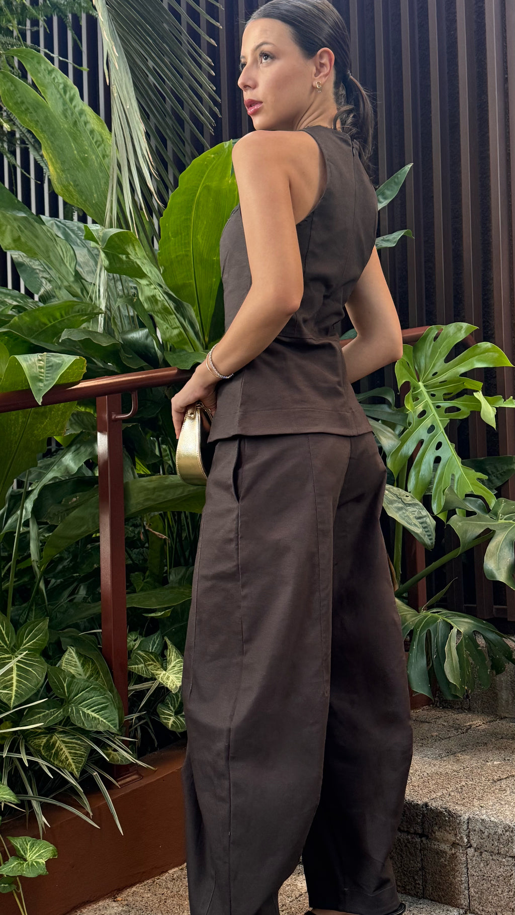 Blusa Élan Marrom